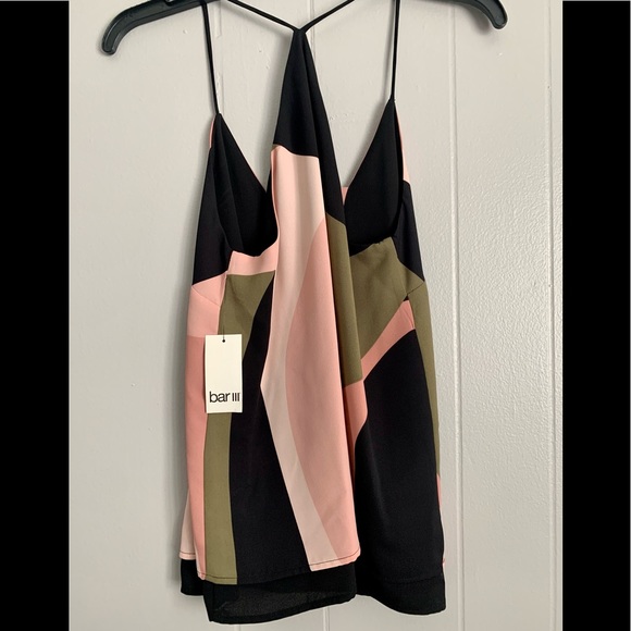 Bar III Colorblocked Layered Camisole & Pants M - Picture 3 of 12